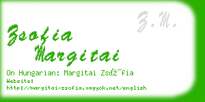 zsofia margitai business card